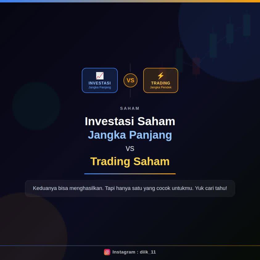 Investasi Saham Jangka Panjang vs Trading Saham