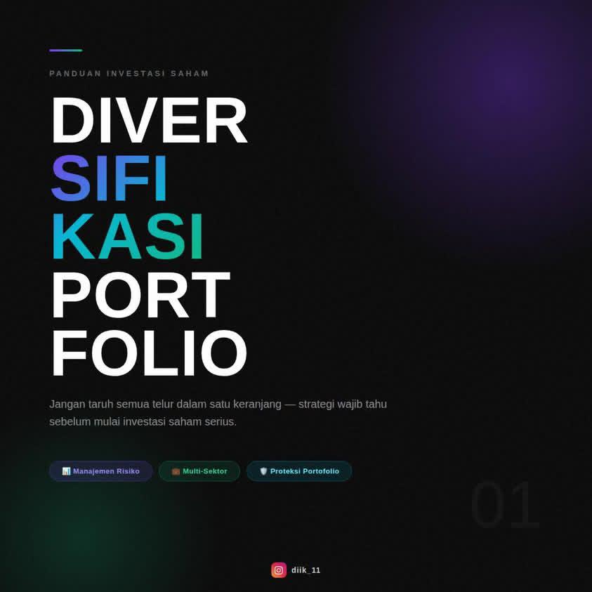 Diversifikasi Porto Folio