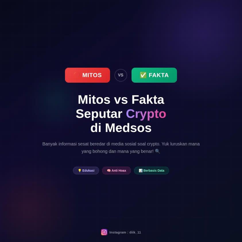 Mitos vs Fakta Seputar Crypto di Media Sosial
