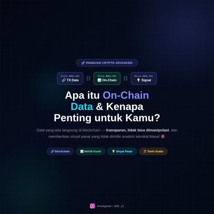 Apa Itu On-Chain Data & Kenapa Penting untuk Kamu
