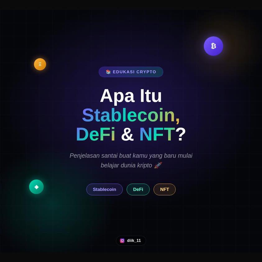 Penjelasan Stablecoin, DeFi, & NFT