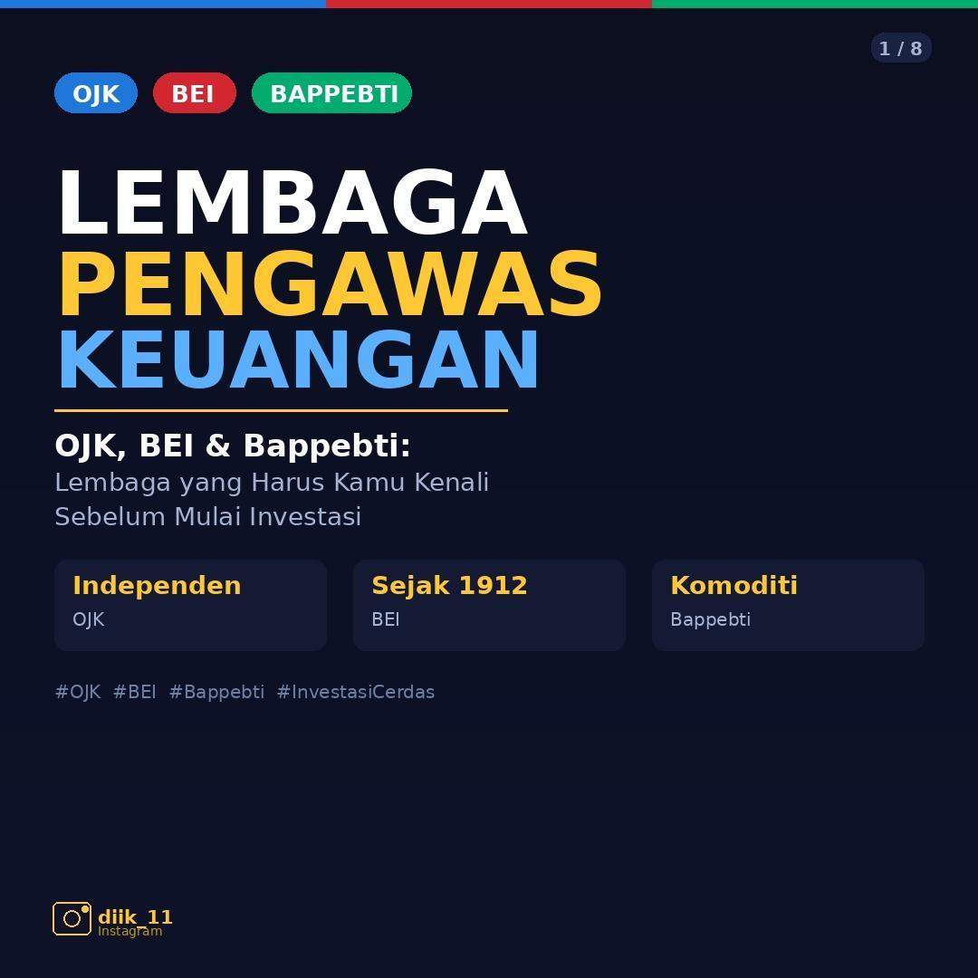 Lembaga Pengawas Keuangan yang Harus Kamu Kenali