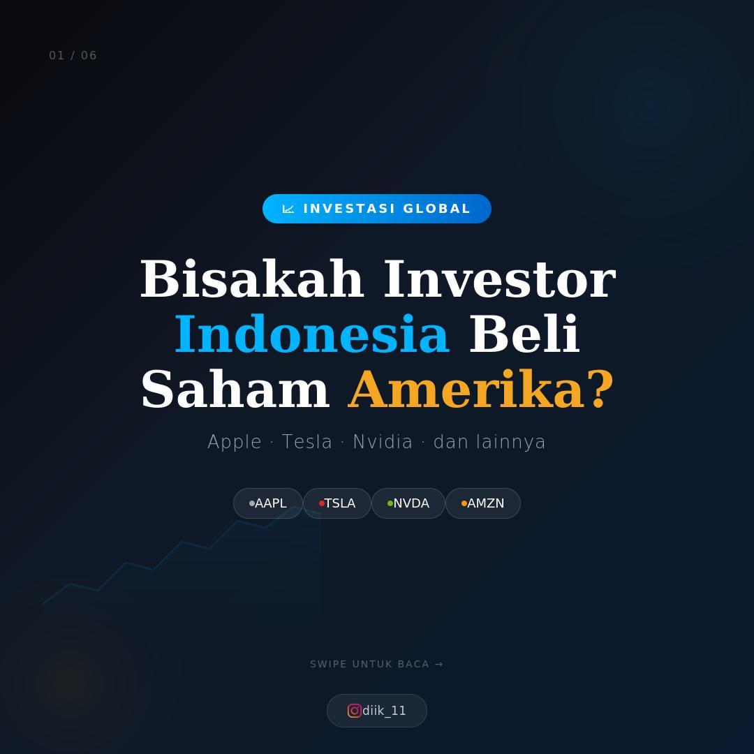 Bisakah Investor Indonesia Beli Saham Amerika Serikat