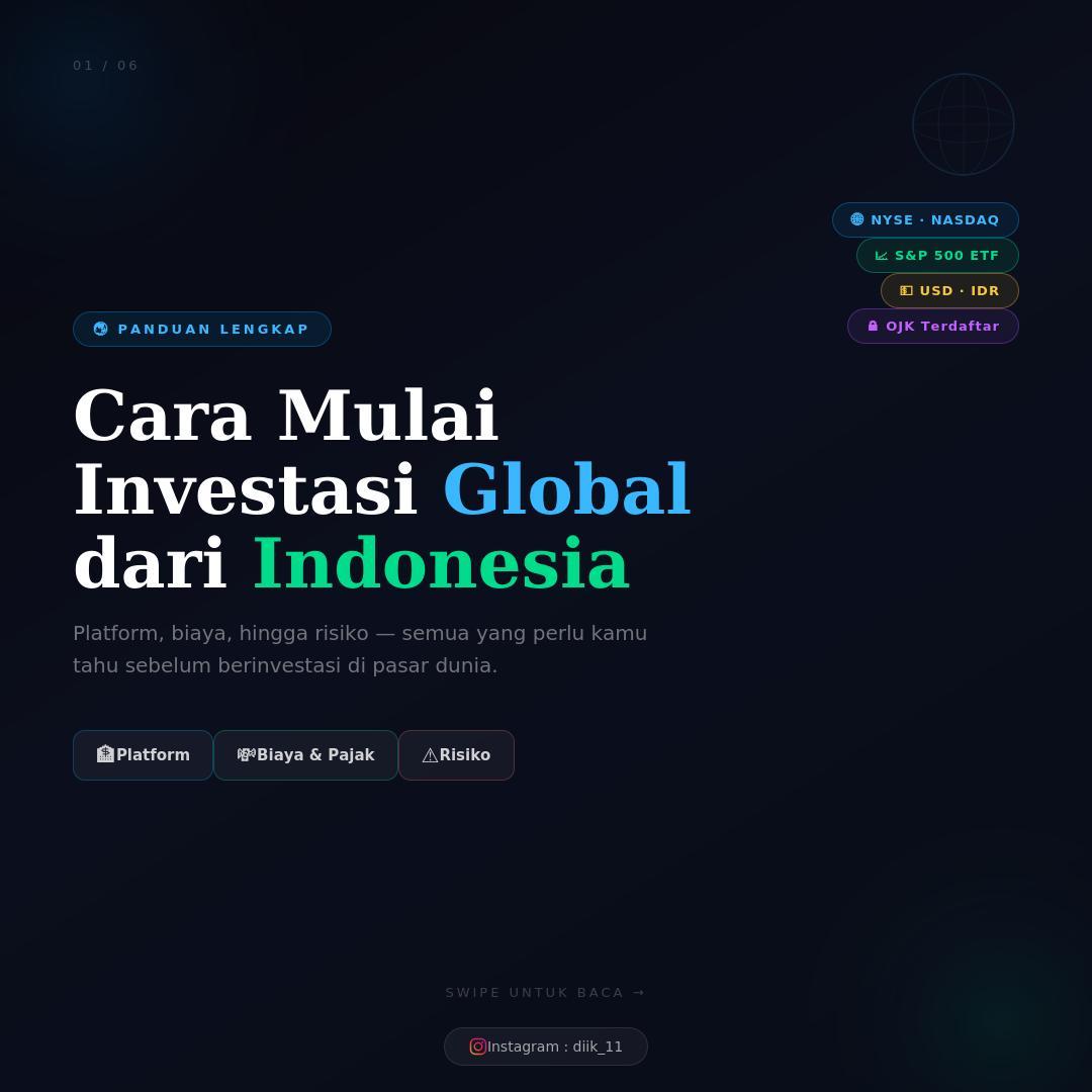 Cara Memulai Investasi Global dari Indonesia