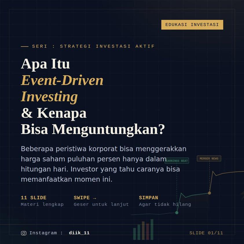 Apa Itu Event-Driven Investing dan Kenapa Bisa Menguntungkan 
