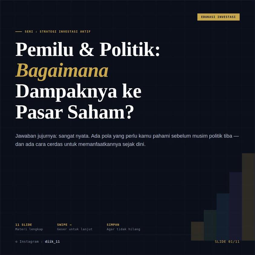 Pemilu & Politik Bagaimana Dampaknya ke Pasar Saham