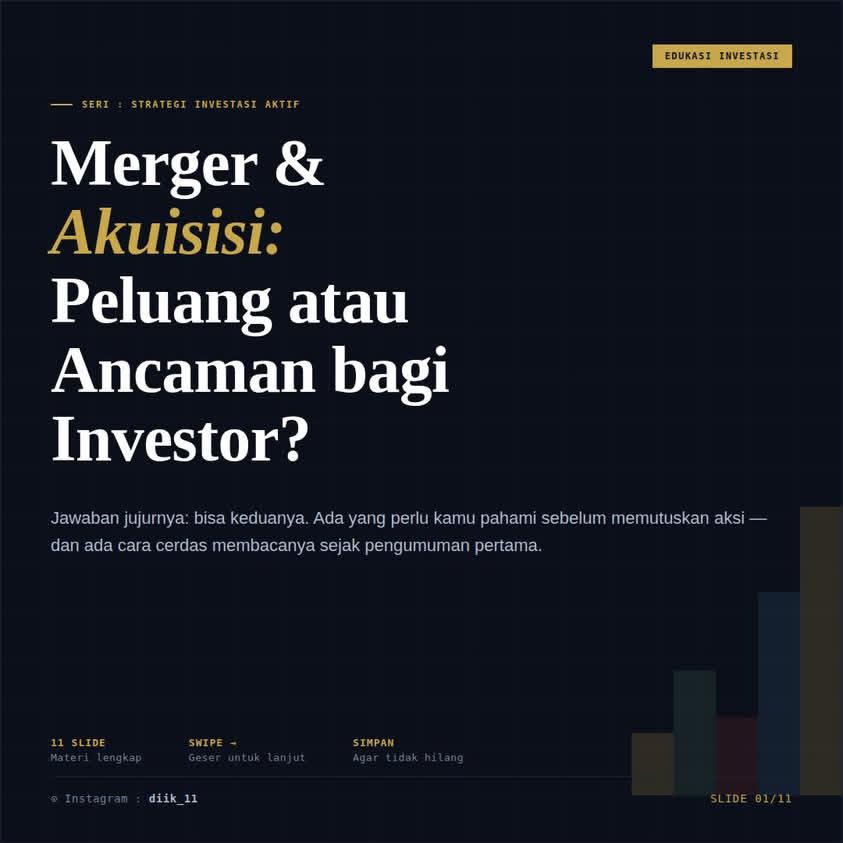 Merger & Akuisisi Peluang atau Ancaman Bagi Investor?
