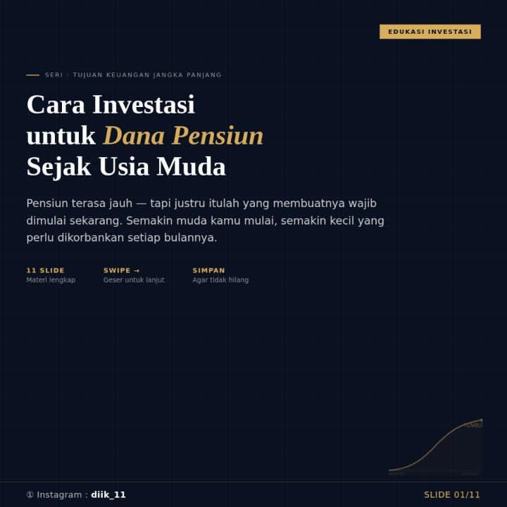 Cara Investasi untuk Dana Pensiun Sejak Usia Muda