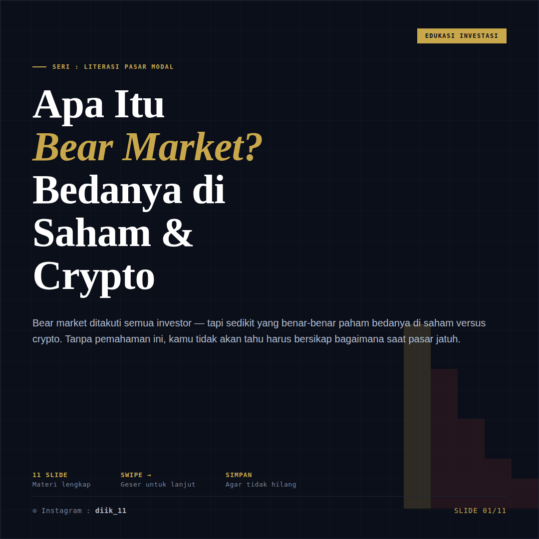 Apa Itu Bear Market Bedanya di Saham & Crypto
