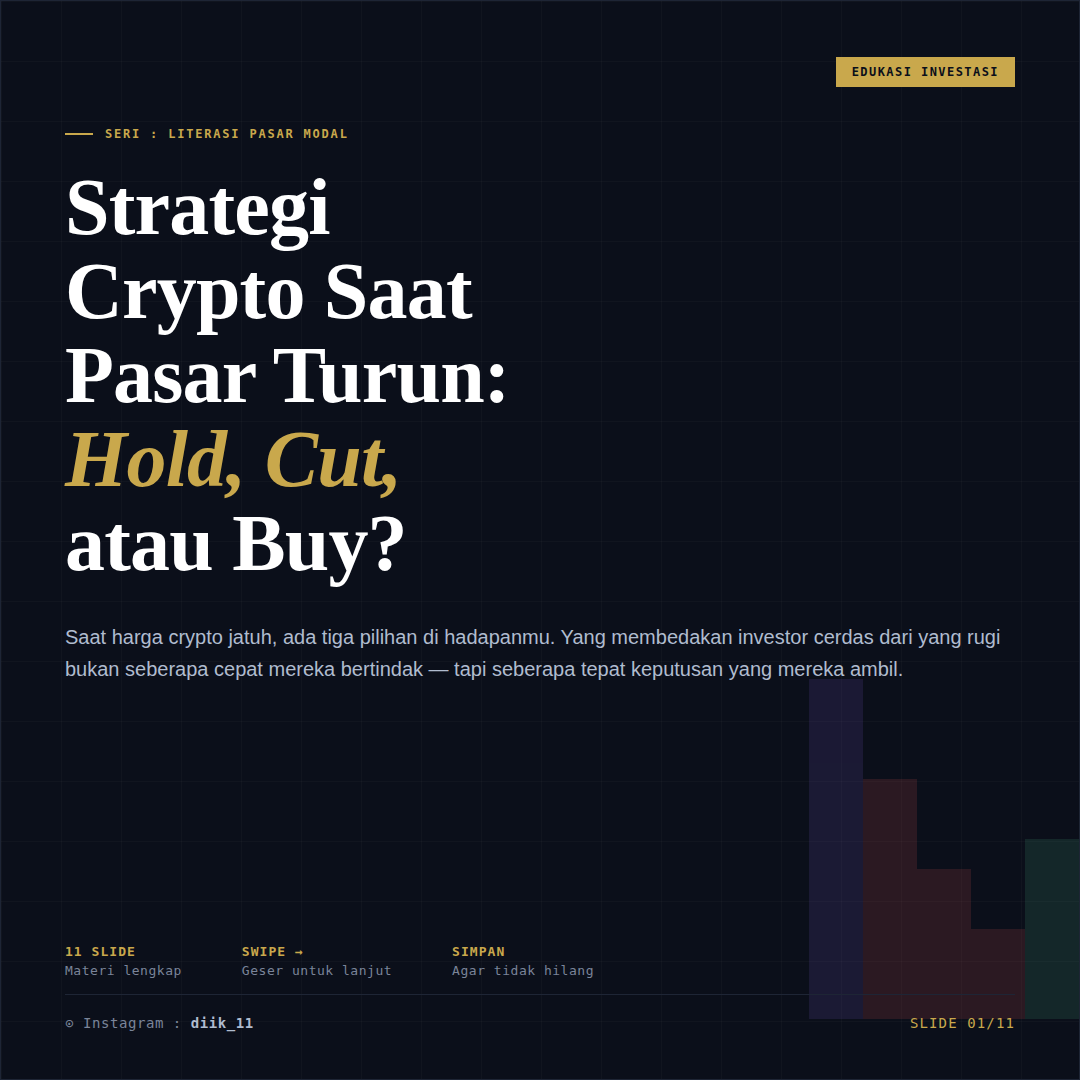 Strategi Crypto Saat Pasar Turun: Hold, Cut, atau Buy?