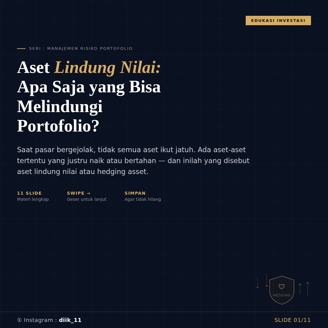 Aset Lindung Nilai: Apa Saja yang Bisa Melindungi Portofolio