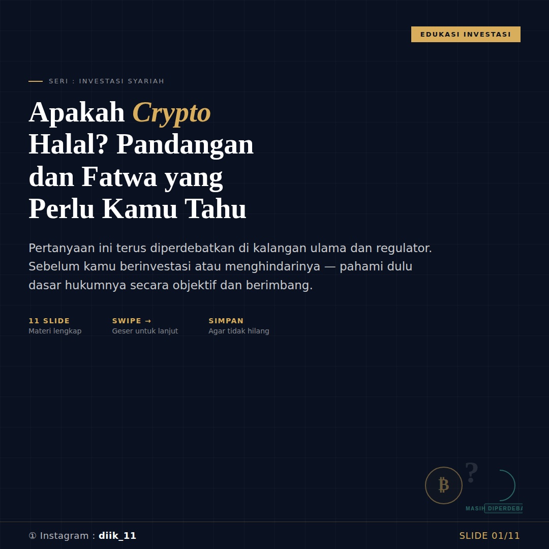 Apakah Crypto Halal? Pandangan dan Fatwa yang Perlu Kamu Tahu